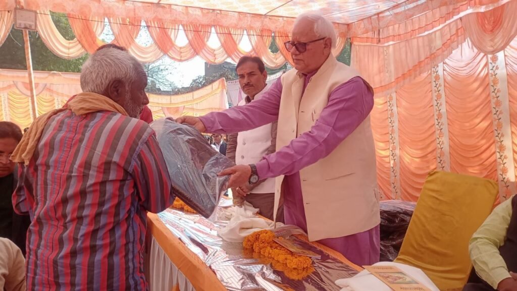 Bhadohi: The virtue of all the pilgrimages is at the feet of the mother: Gorakhnath Pandey