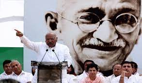 New Delhi: Kharge accused the Prime Minister of running a 'brashtachari bhagao campaign'