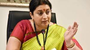 New Delhi: There should be no division between people on the basis of religion: Smriti Irani