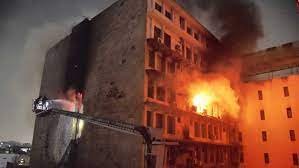 HYDERABAD: Six people died in a massive fire in a multi-storey building in Hyderabad.