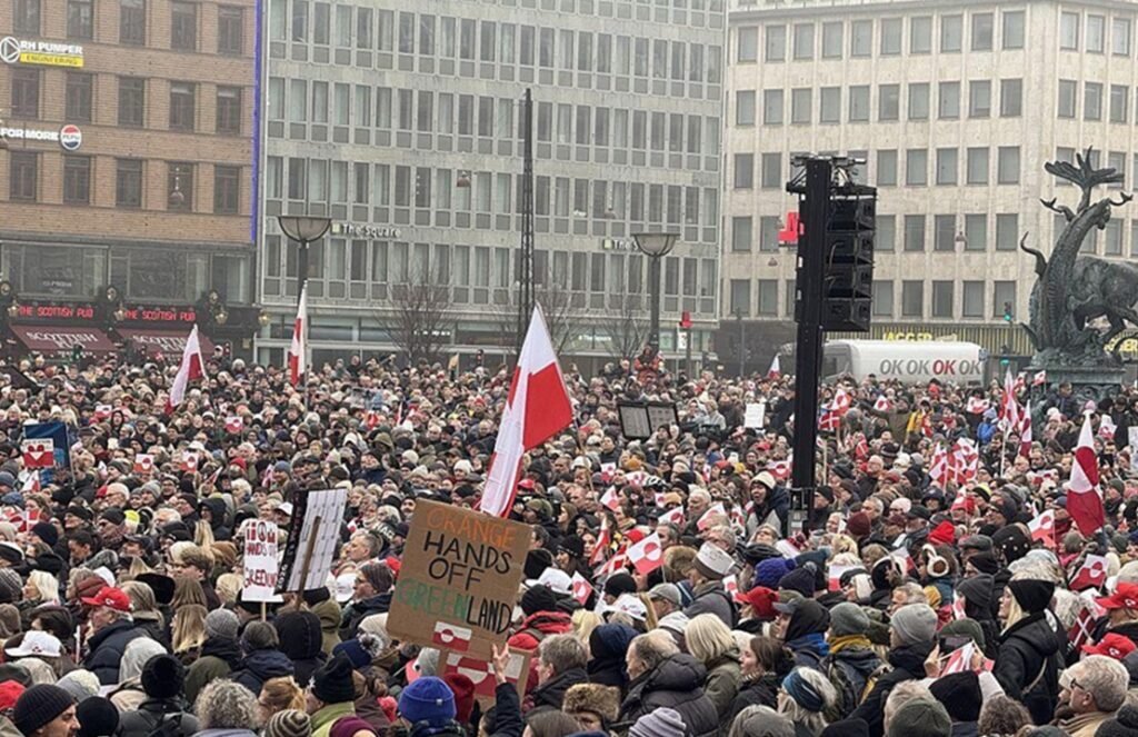 Copenhagen (Denmark): Protests against Donald Trump in Denmark and Greenland