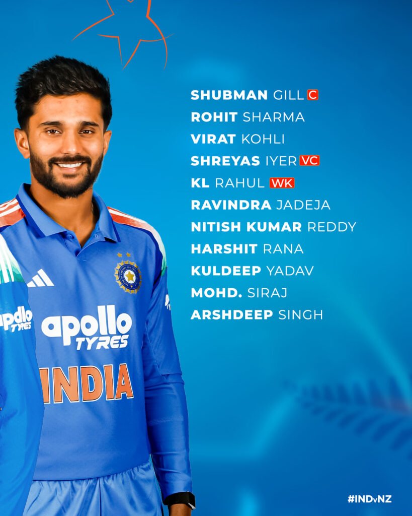 Indore: Indian Team Wins Toss, Elects to Bowl First in Third ODI