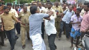 Chennai: Violent clash between DMK and TVK workers in Chennai