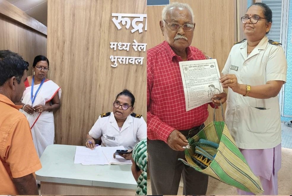 Akola: 'Rudra - Hospital on Wheels' camp concludes at Akola Railway Station