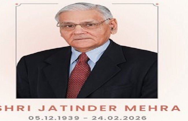 New Delhi: Steel giant Jatinder Mehra passes away at the age of 86