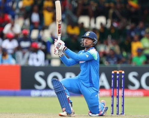 Harare: India sets a massive target of 412 runs for England in the Under-19 World Cup final