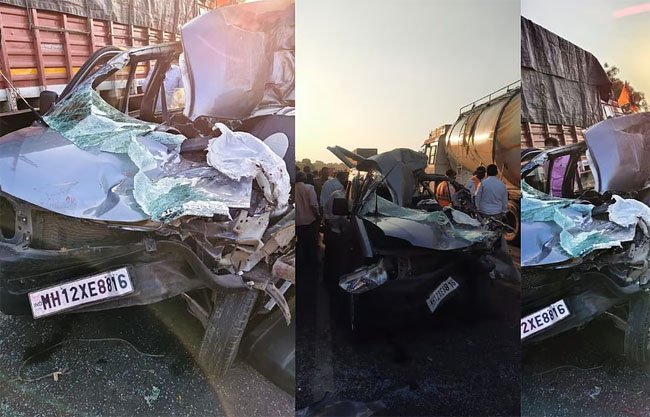 Mumbai: 3 people killed, 3 injured in collision between two vehicles in Pune