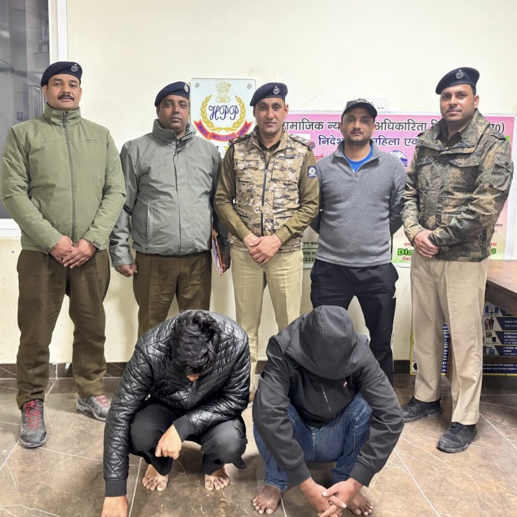 Manali: Two youths from Rajasthan arrested with heroin in Manali, 15.140 grams of Chitta recovered from hotel room