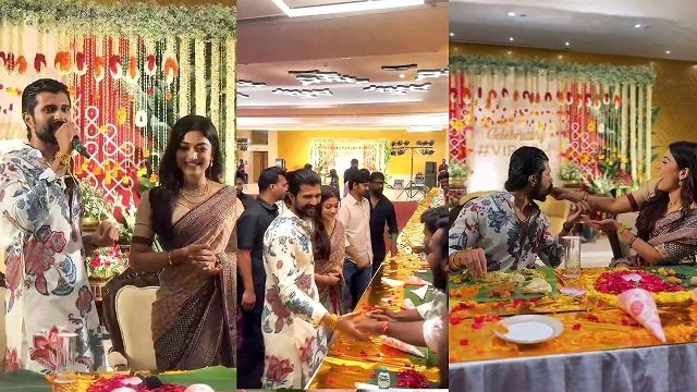 Mumbai: Rashmika and Vijay throw fans a surprise treat