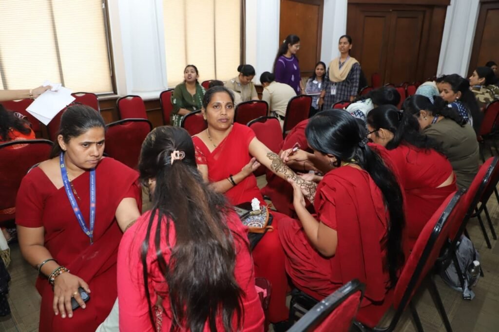 Mumbai: TMC hosts Rangoli and Mehndi competition on Women's Day