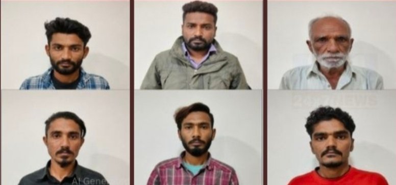 Gujarat: 6 Pakistani Smugglers Sentenced to 20 Years of Rigorous Imprisonment and Fined in ₹380 Crore Heroin Smuggling Case
