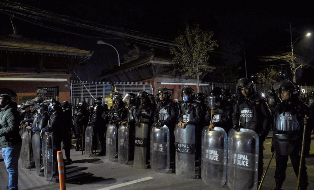 Kathmandu: Police Conduct Overnight Search Operation; 195 Arrested