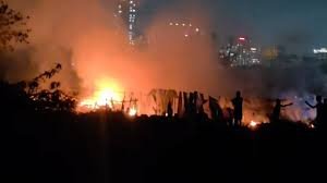 Mumbai: 50 Huts Gutted in Fire in Bhayandar; Three Dead
