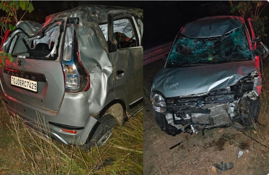 Accident on Delhi-Mumbai Expressway: Four Members of a Single Family from Vadodara Die