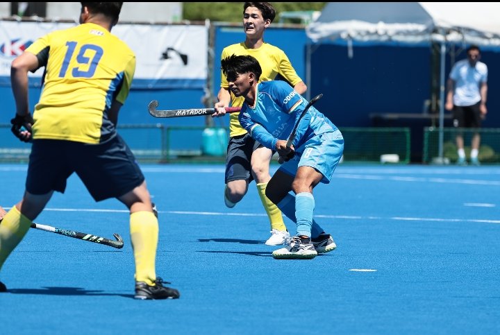Kakamigahara: Led by Captain Ketan Kushwaha's Hat-trick, India Crushes Kazakhstan 13-0 in U-18 Asia Cup Hockey