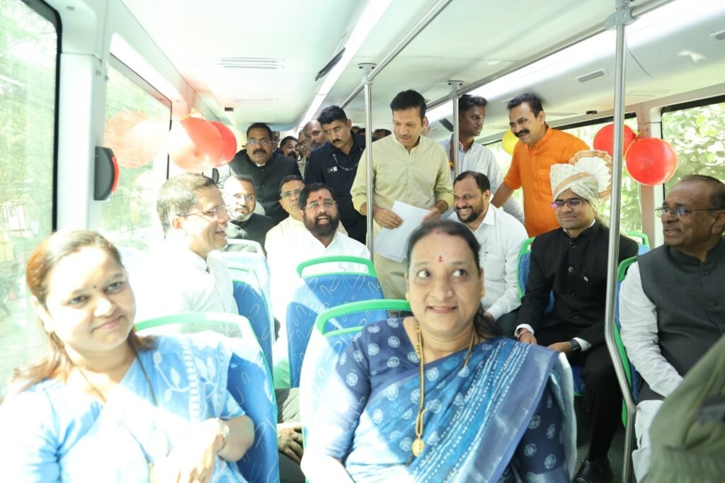 Thane: Modern Double-Decker Bus Hits the Streets of Thane