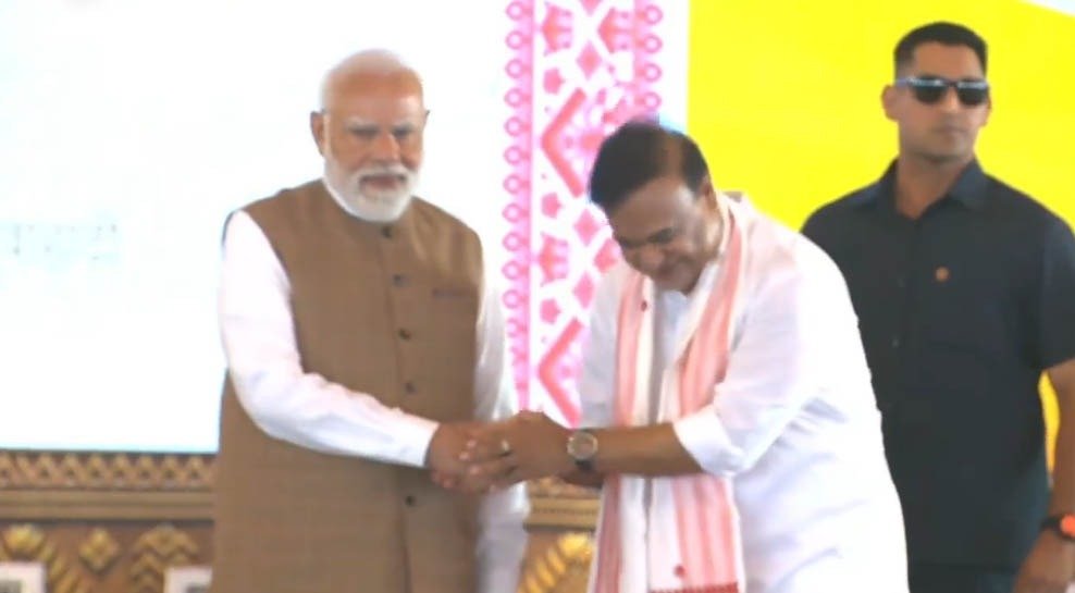Guwahati: Himanta Biswa Sarma Sworn In as Assam Chief Minister for the Second Consecutive Term