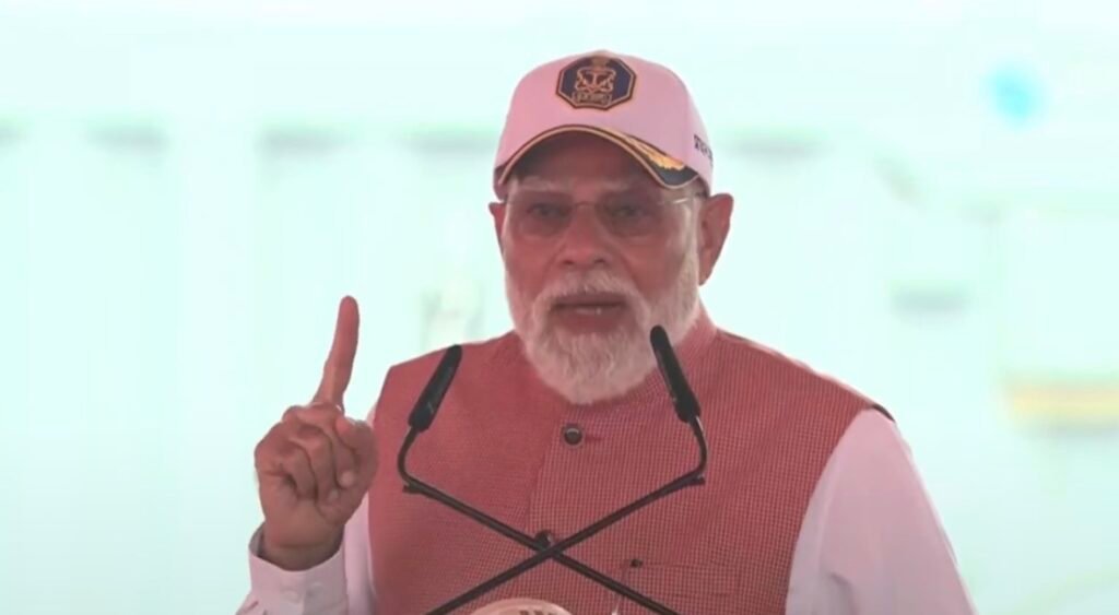 New Delhi: Three indigenous warships dedicated to the Navy in Kolkata; PM Modi says India is now becoming a manufacturer in the defense sector.