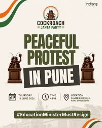 Pune: 'Cockroach Janata Party' to Stage Protest in Pune Today
