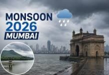 Mumbai : मानसून की देरी से मुंबई में बढ़ी उमस