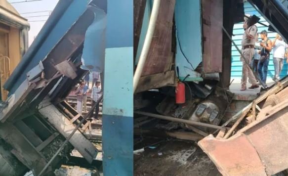 
Chandigarh: Incident at Ludhiana station; toilet in a sleeper coach of the New Delhi-Katra train breaks apart with a loud blast; all passengers safe.