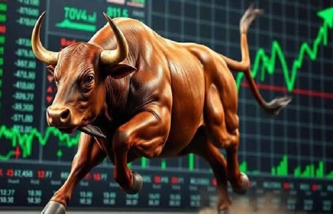 New Delhi: Stock market rallies for the fifth consecutive day; Sensex jumps 254 points