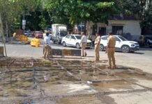 Mumbai : बीएमसी के नाले पर स्लैब बिछाने से ठाणे मुंबई ट्रैफिक में राहत
