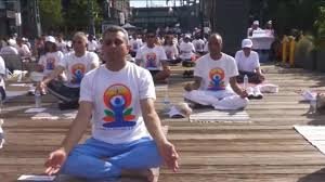 Washington: Celebrations for International Yoga Day kick off at the call of the Indian Embassy in the US