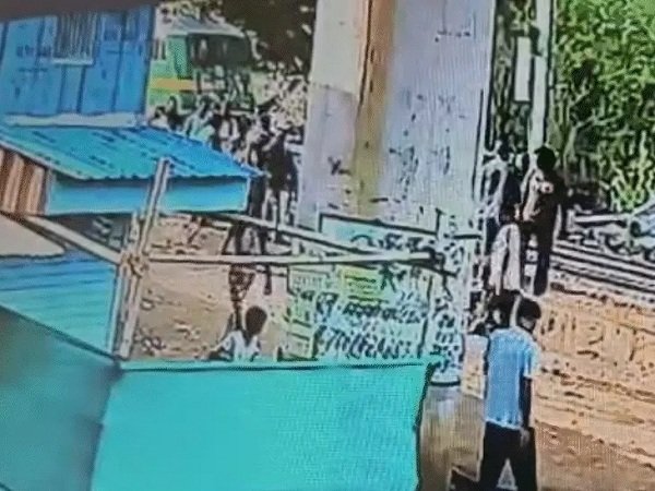 Guna: Student lies on tracks after falling from overbridge; questions raised about humanity