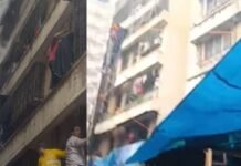 Mumbai : एसआरए बिल्डिंग में भीषण आग